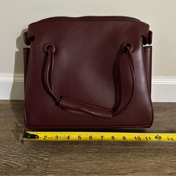 NWT Anthropologie Dark Red Handbag - Picture 2 of 5